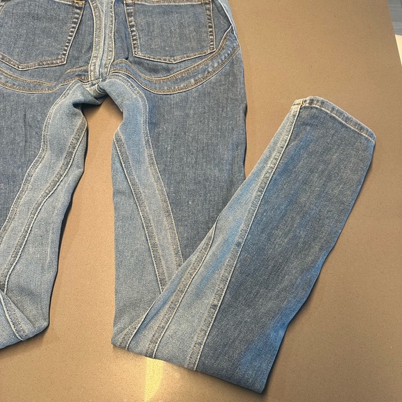 MUGLER Blue Slitted Spiral Jeans US26 - Picture 15 of 17